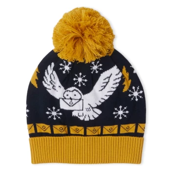 Harry Potter Owl Mail Festive Beanie - Navy