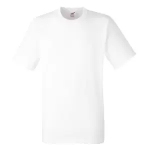 Fruit Of The Loom Mens Heavy Weight BelcoroA Cotton Short Sleeve T-Shirt (XL) (White)