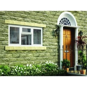 Wickes White Timber Casement Window - Side Hung and Top Hung 1195 x 1765mm