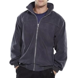 Click Workwear Endeavour Fleece with Full Zip Front Small Grey Ref