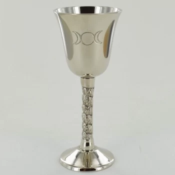 Triple Moon Goblet Nickle Finish 12.5cm