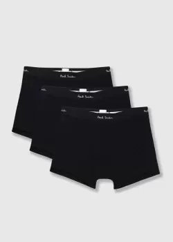 Paul Smith Mens Trunk 3 Pack Plain In Black