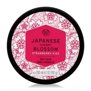 The Body Shop Japanese Cherry Blossom Strawberry Kiss Body Cream