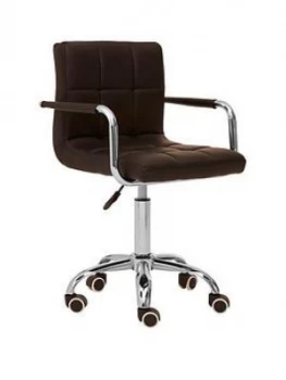 Premier Housewares Helena Office Chair- Black