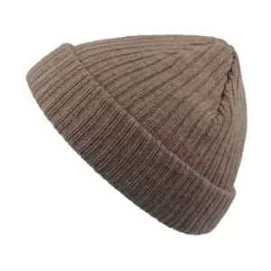 Atlantis Unisex Docker Short Beanie With Turn Up (One Size) (Dove Grey Melange)