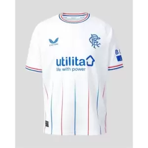 Castore Rangers Away Shirt 2023 2024 Juniors - White