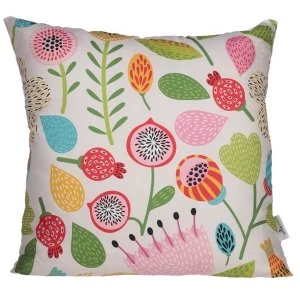 Autumn Floral Design Cushion with Insert