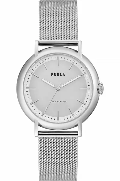 Furla Ladies Furla Easy Solar Silver Watch WW00023008L1 - One Size