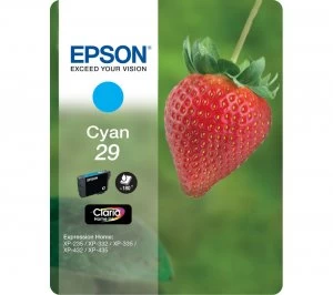 Epson Strawberry 29 Cyan Ink Cartridge