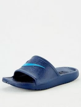 Nike Kawa Shower Slider, Navy/Blue, Size 1.5