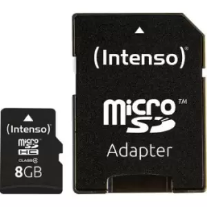 Intenso 3403460 microSDHC card 8GB Class 4 incl. SD adapter