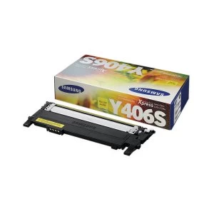 Samsung Toner cartridge Y406S CLT Y406SELS Original Yellow 1000 pages