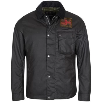 Barbour International Workers Wax Jacket - Black