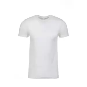 Next Level Adults Unisex Suede Feel Crew Neck T-Shirt (XS) (White)