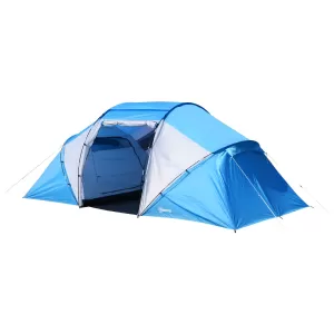 Outsunny 460Lx230Wx195H cm Camping Tent Shelter-Blue/White