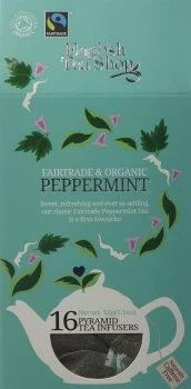 English Tea Shop Organic Peppermint Pyramids - 16 Bags