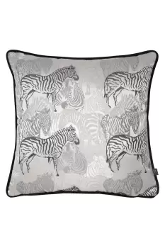 Damara Zebra Velvet Reverse Cushion