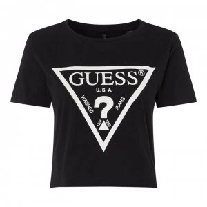 Guess Logo Crop Pyjama Top - A996