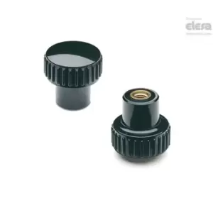 ELESA Knurled grip knob-B.259/30 B-M6