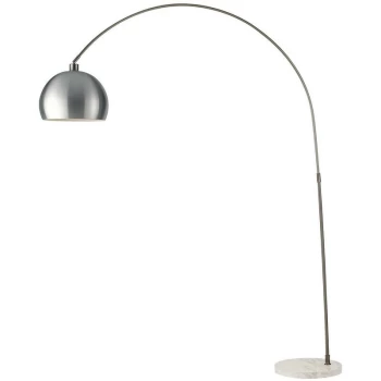 Fan Europe Lighting - Fan Europe PLAZA Arc Floor Lamp Nickel 152x205x35cm