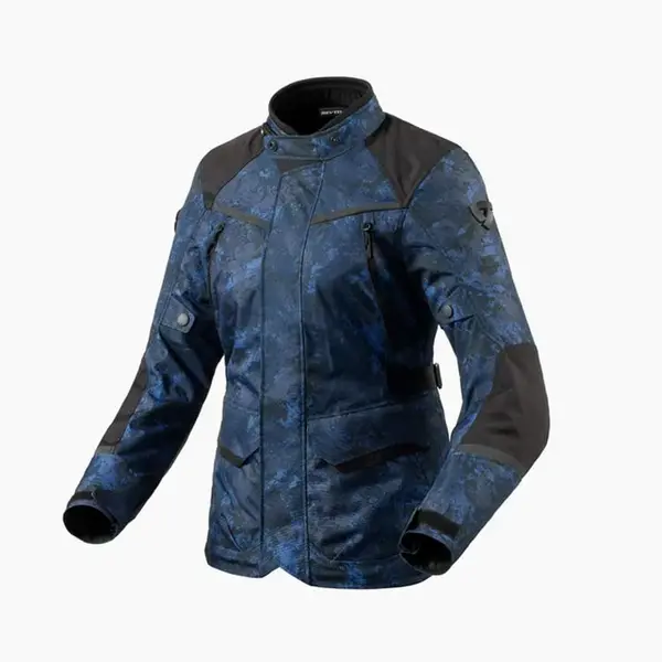 REV'IT! Voltiac 3 H2O Jacket Lady Camo Blue Size 44