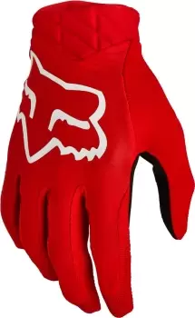 FOX Airline Motocross Gloves, black-red, Size 2XL, black-red, Size 2XL