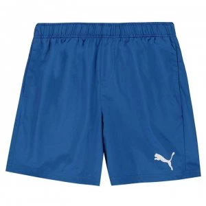 Puma Essential Logo Shorts Junior Boys - Royal/White