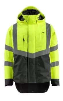 Mascot Workwear Yellow/Black Unisex Hi Vis Jacket, S