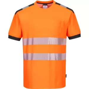 Portwest PW3 Hi Vis T Shirt Orange / Grey 2XL