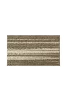 JVL Hubble Caramel Indoor Machine Washable Doormat 40 x 70cm