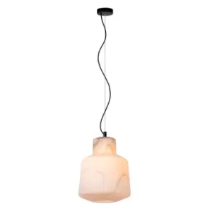 Alistair Modern Pendant Light - Ø30cm - 1xE27 - White