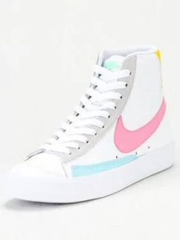 Nike Blazer Mid Vintage '77 - White/Pink/Blue