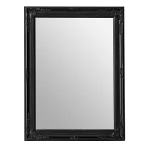 Premier Housewares Classic Wall Mirror - Matt Black