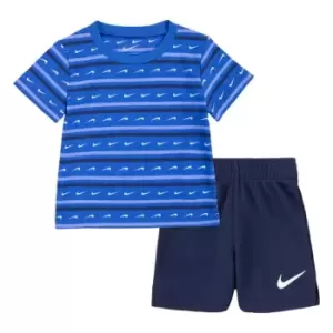 Nike Swsh Short Set Bb99 - Blue