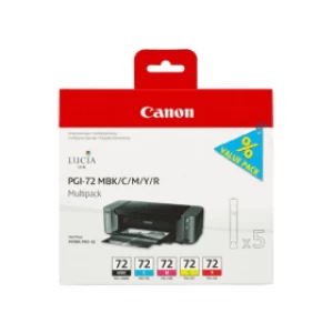 Canon PGI72 Black and Tri Colour Ink Cartridge