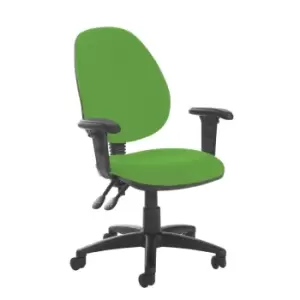 Dams MTO Jota High Back PCB Operator Chair with Adjustable Arms - Madura Green