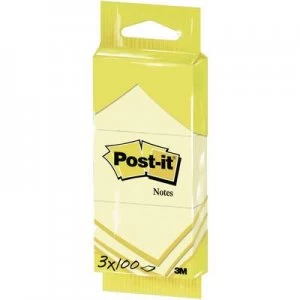 3M Sticky note 7100199885 38mm x 51mm Yellow 300 sheet