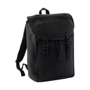 Quadra Vintage Rucksack / Backpack (One Size) (Black)