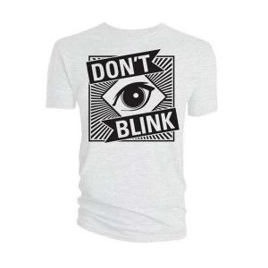 Doctor Who - Don't Blink Mens Medium T-Shirt - White