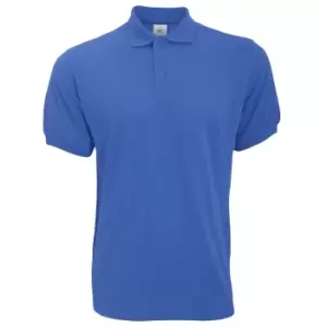 B&C Safran Mens Polo Shirt / Mens Short Sleeve Polo Shirts (3XL) (Royal)