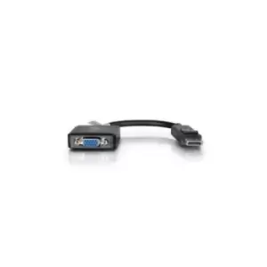 C2G 8" DisplayPort Male to VGA Female Active Adapter Converter - Black