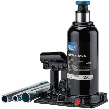 Expert Hydraulic Bottle Jack, 8 Tonne [99768] - Draper