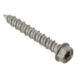 ForgeFix TechFast Masonry Screw TORX Compatible Hex 6.3 x 57mm (Box 100)