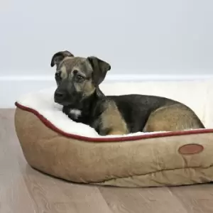 Medium Memory Foam Pet Bed Taupe - Brown - Charles Bentley