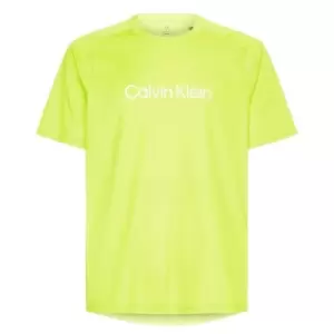 Calvin Klein Performance Performance Logo T-Shirt Mens - Yellow