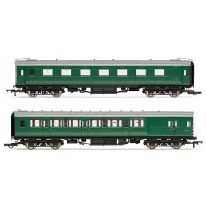 Hornby BR (Ex-Maunsell) Pull/Push Coach Pack Set 601 Era 5 Model Train