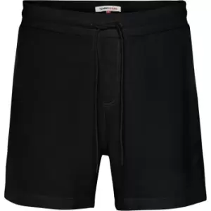 Tommy Jeans Tonal Logo Beach Shorts - Black