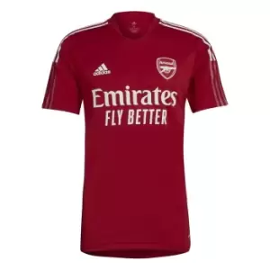 adidas Arsenal Training Shirt 2021 2022 Mens - Red