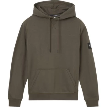 Calvin Klein Jeans Badge OTH Hoodie - Olive LBL