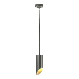 1 Light Pendant - Dark Grey Polished Nickel, E27